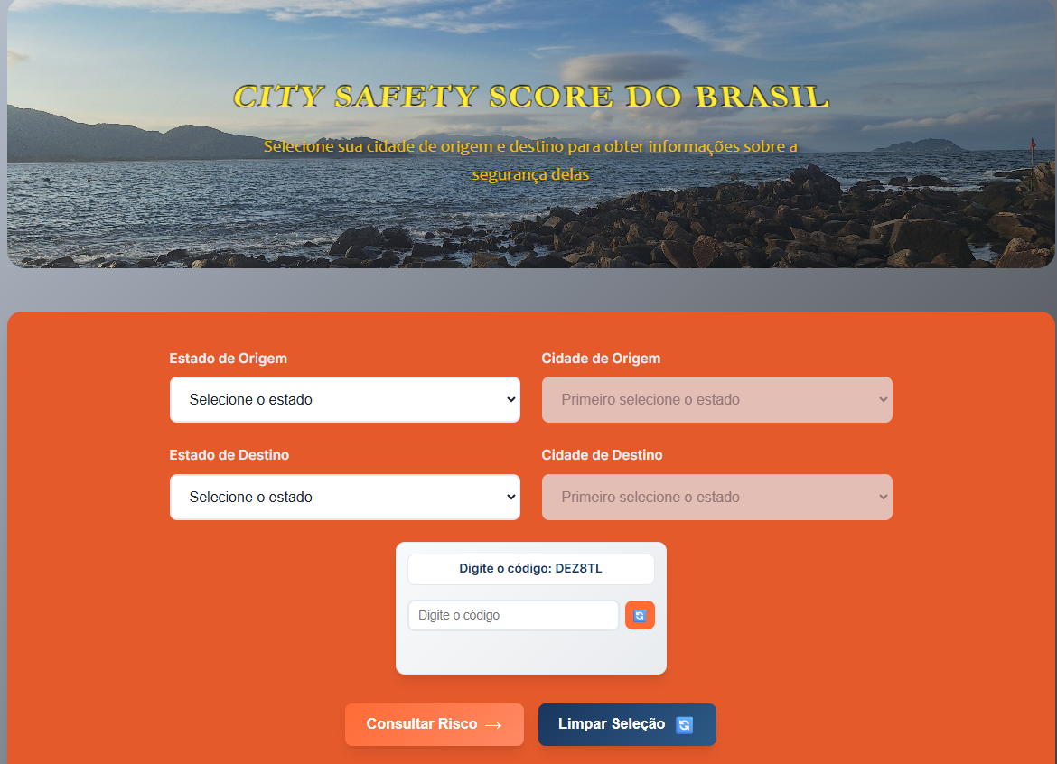 City Safety Score do Brasil